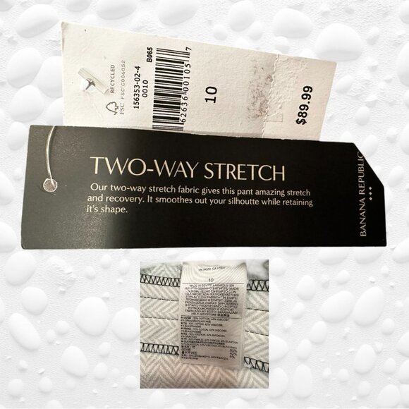 Ladies' Tailored Style Sloan Fit Banana Republic Trousers - SIZE 10 NWT (no tag) - Picture 4 of 8